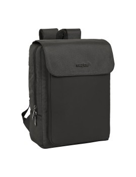 MOCHILA CON SOLAPA PORTATIL 13,3''+USB SAFTA BUSINESS "GREY"