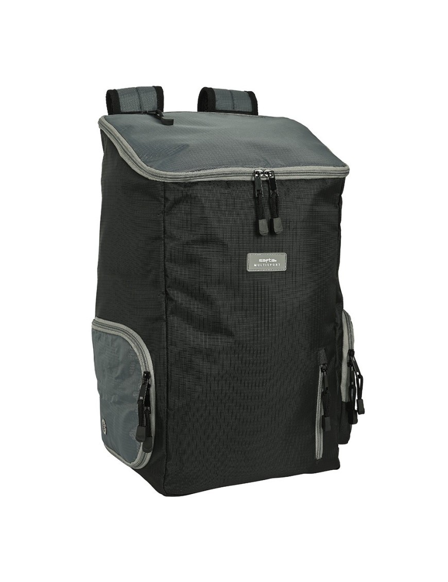 MOCHILA MULTISPORTS PARA PORTATIL 13,3" SAFTA "BLACK-GREY"