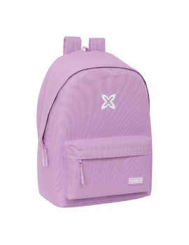 MOCHILA DOBLE PARA PORTATIL 15,6"+USB MUNICH BASICOS "LILA"