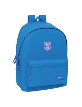 MOCHILA DOBLE PARA PORTATIL 15,6"+USB F.C.BARCELONA CHICA INDIGO