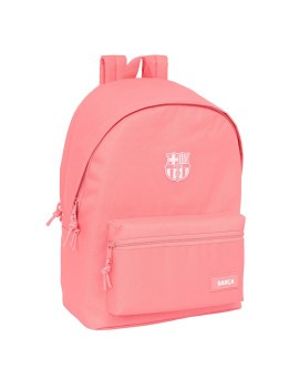 MOCHILA DOBLE PARA PORTATIL 15,6"+USB F.C.BARCELONA CHICA CORAL