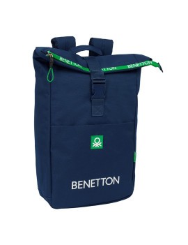 MOCHILA SOLAPA PARA PORTATIL 15,6'' BENETTON "GREEN"