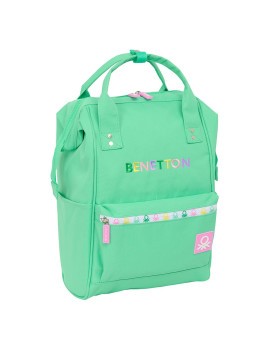 MOCHILA CON ASAS PARA PORTATIL 13" BENETTON "MINT"