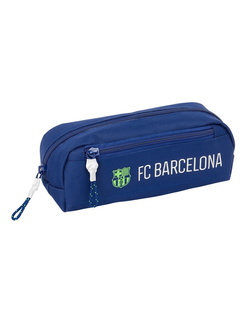 PORTATODO TRIPLE PEQ. C/GOMA ELAST. 20CM F.C. BARCELONA NAVY BLUE