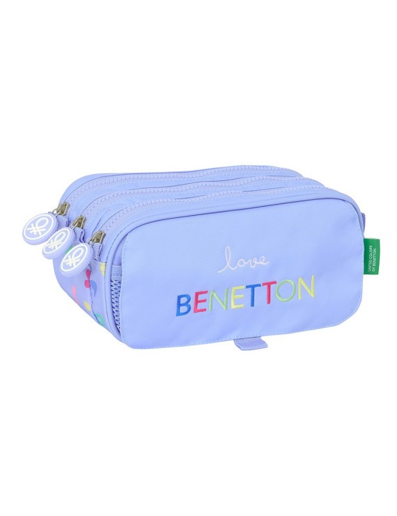 PORTATODO TRIPLE BIG BENETTON "LILA"