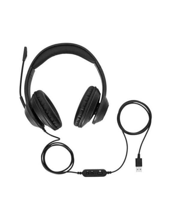 Auriculares stereo targus alamb. negro