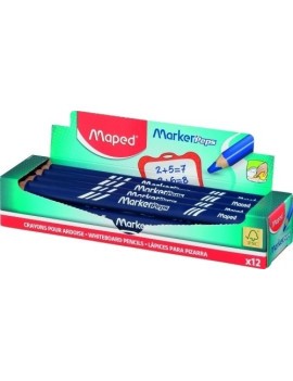 Lapiz marcador maped pizarra azul