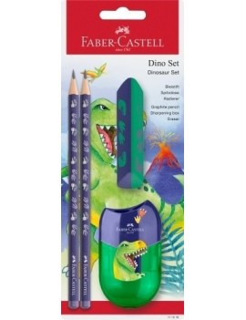 Lapiz faber castell hb dinosaurio  bl.2