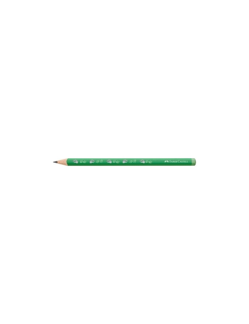 Lapiz faber castell jumbo hb dino. verde