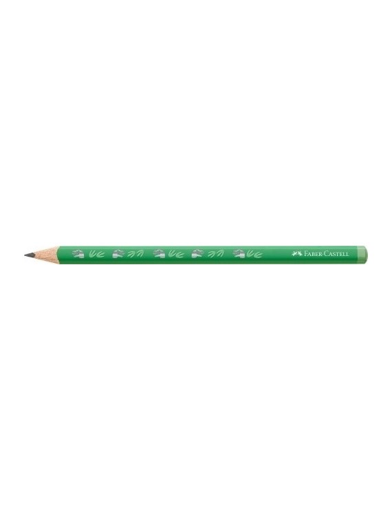 Lapiz faber castell jumbo hb dino. verde