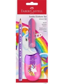 Lapiz faber castell jumbo hb unic.bl.2