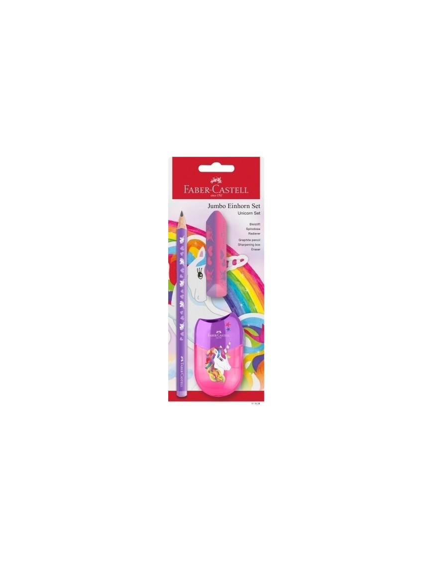 Lapiz faber castell jumbo hb unic.bl.2