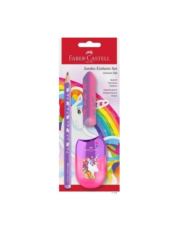 Lapiz faber castell jumbo hb unic.bl.2