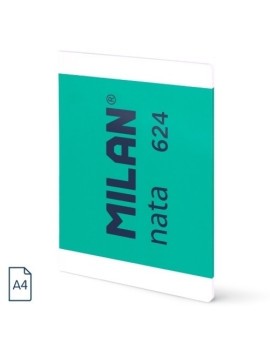 Libreta milan 624 a4 48h cd.5 verde