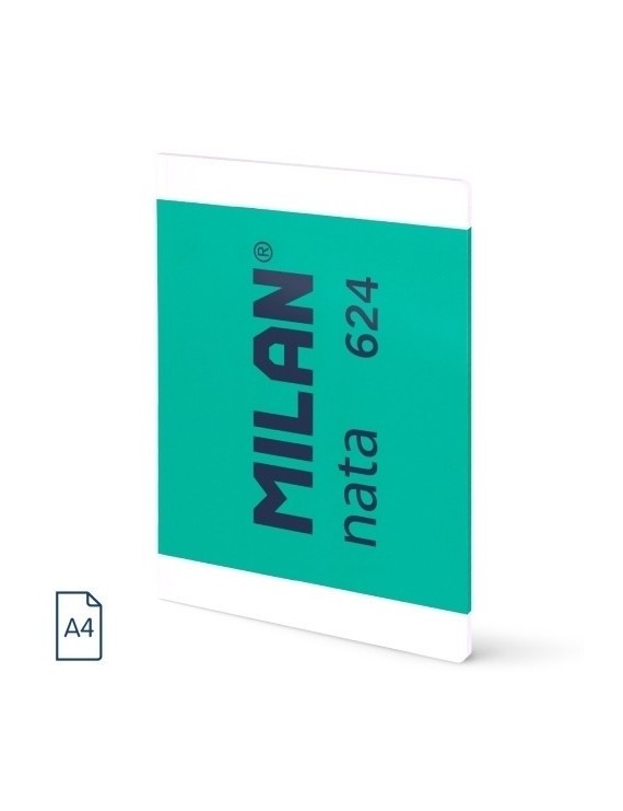 Libreta milan 624 a4 48h hrz. verde