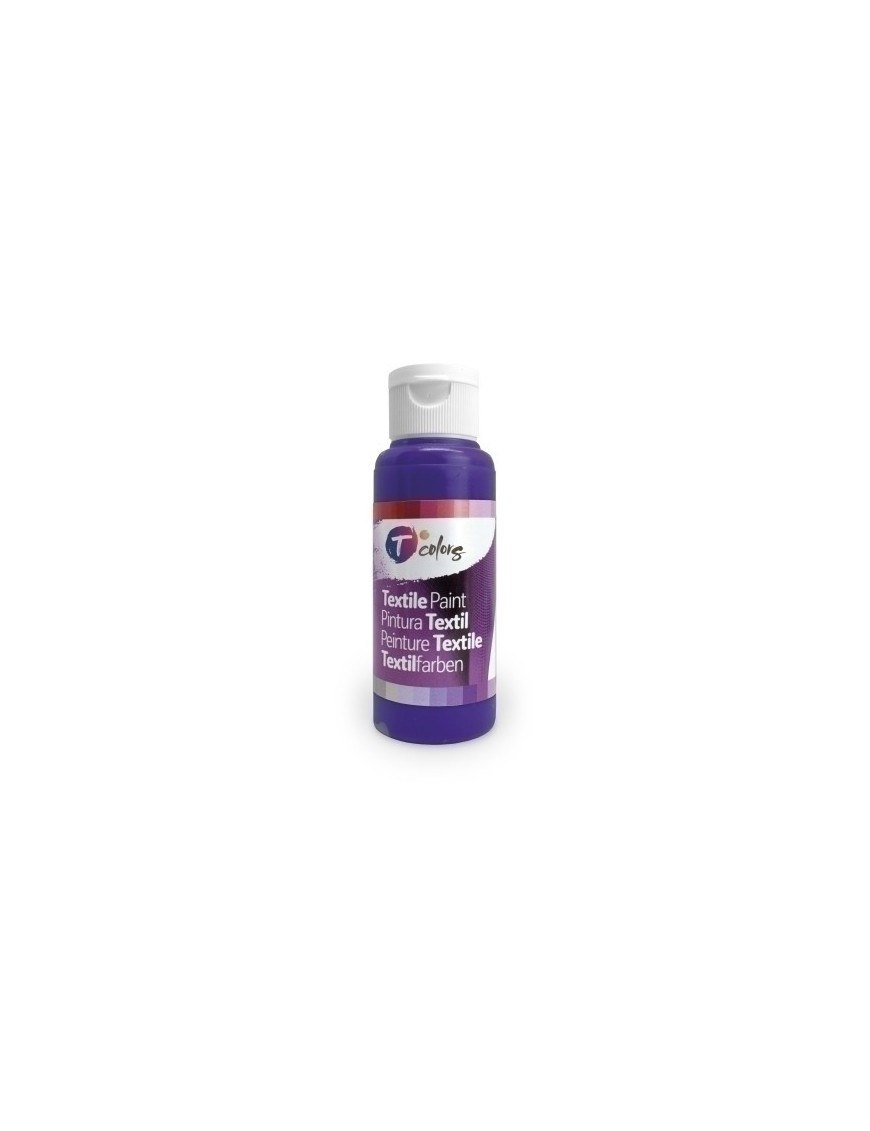 Pintura tela tcolors 80 ml violeta