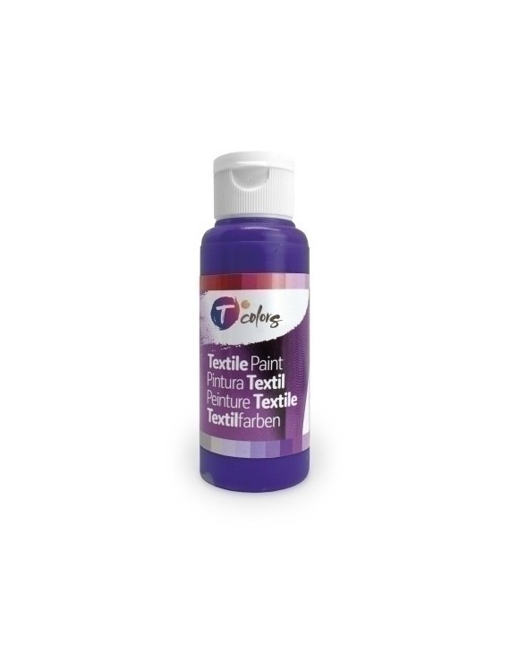 Pintura tela tcolors 80 ml violeta