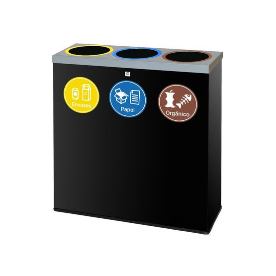 Papelera Metalica