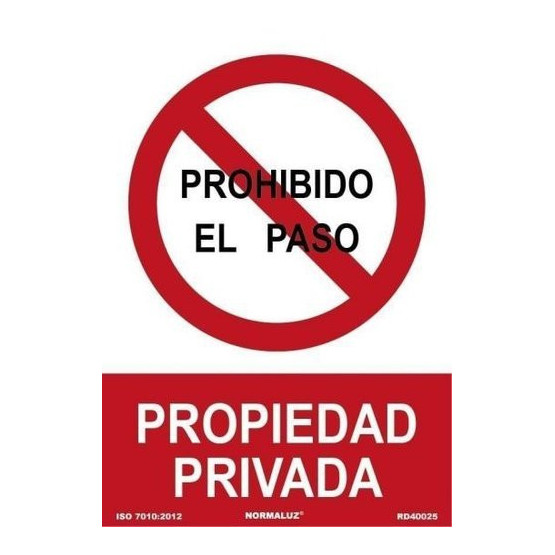 Señal Prohibido
