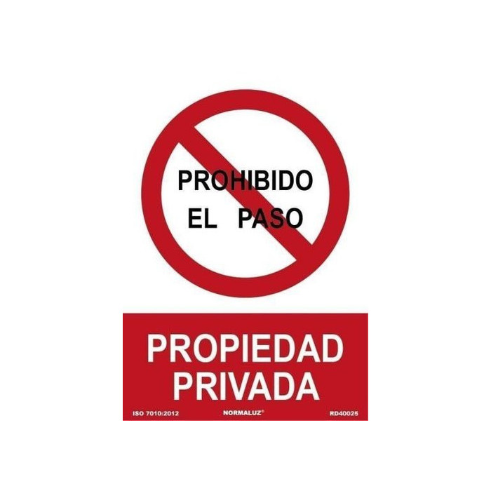 Señal Prohibido