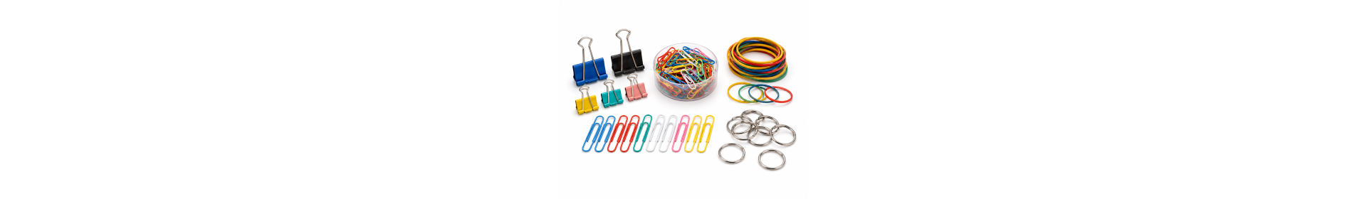 Sujeción(pinzas, clips, gomas, anillas) para oficina | Estud