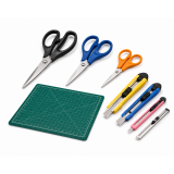 Tijeras, cutters y bases de corte